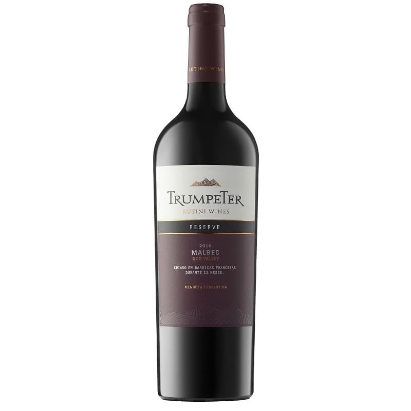 Vino Trumpeter Reserve Malbec 750ml Rutini Wines